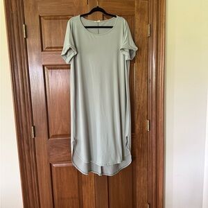 Beeson River Light Gray Midi Dress